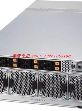 超微AS-4124GO-NART+8卡GPU HGX A100 80G*8 NVLINK SXM4整机640G