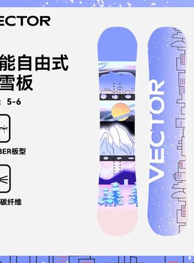 VECTOR玩可拓艺术家联名款滑雪板