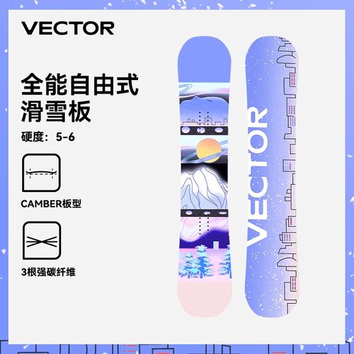 VECTOR玩可拓艺术家联名款滑雪板