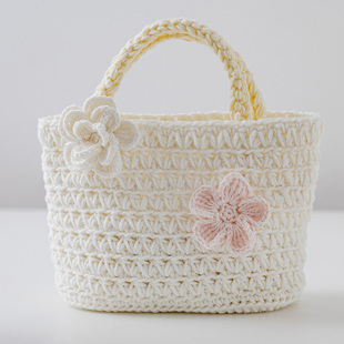 手工编织高颜色值莫兰迪色系多股纯棉线中粗毛线钩织包2mm圆股线