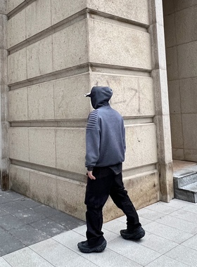 C7水洗帽衫重磅高克重连帽卫衣宽松落肩oversize vibe廓形vintage