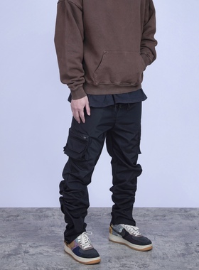 C7 机能拉链裤 3D褶皱非far archive vujade fog essentials cpfm