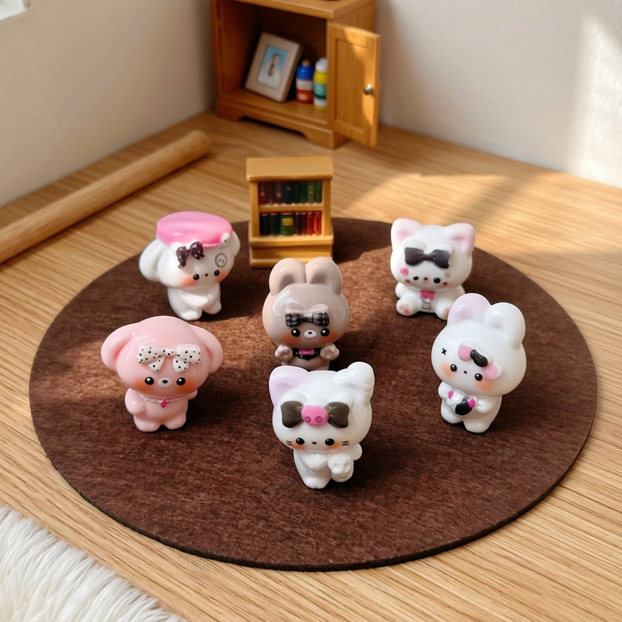 微景观恶魔小猫小兔动物公仔模型 娃娃屋diy装饰品桌面车载小摆件,玩具/童车/益智/积木/模型,奶油胶/树脂DIY配件,淘宝优惠券,粉丝福利购,淘宝优惠卷