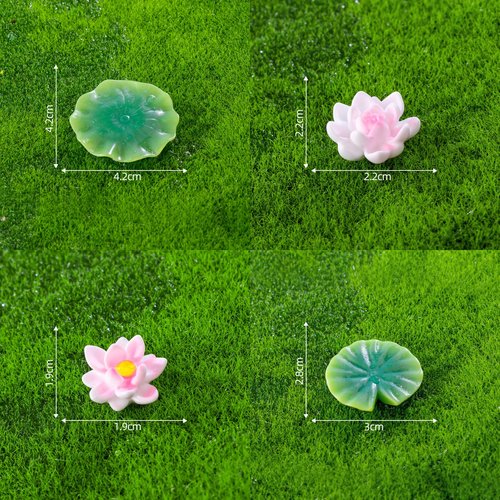 微景观创意仿真荷花荷叶园艺造景