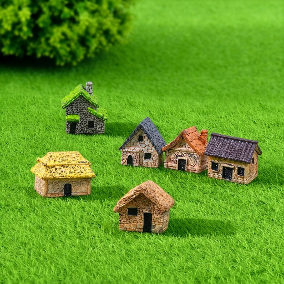 微景观仿真复古乡村茅草房子 旧式房屋 园艺diy造景装饰 桌面摆件,玩具/童车/益智/积木/模型,奶油胶/树脂DIY配件,淘宝优惠券,粉丝福利购,淘宝优惠卷