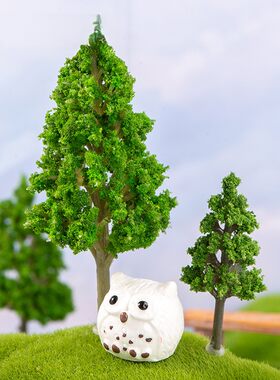 苔藓微景观仿真树创意diy塑料树