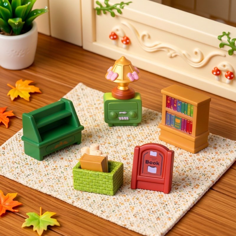 微景观摆件卡通复古小熊书店 diy娃娃屋装饰品配件桌面车载小摆件,玩具/童车/益智/积木/模型,奶油胶/树脂DIY配件,淘宝优惠券,粉丝福利购,淘宝优惠卷