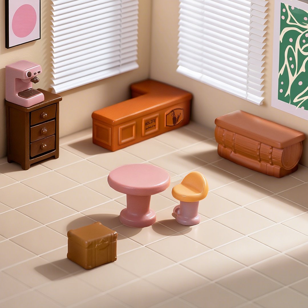 微景观小摆件创意复古风吧台 diy娃娃屋家具客厅装饰品桌面小摆件,玩具/童车/益智/积木/模型,奶油胶/树脂DIY配件,淘宝优惠券,粉丝福利购,淘宝优惠卷