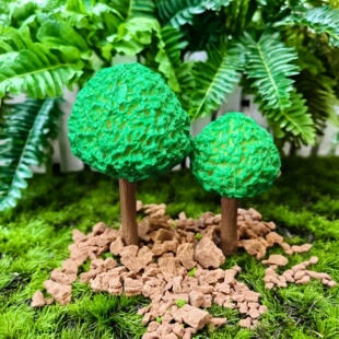 苔藓仿真小树模型 微景观多肉盆栽造景饰品配件DIY绿树材料装饰品