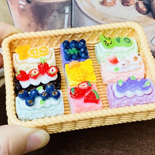 仿真微缩立体水果蛋糕娃娃屋摆件