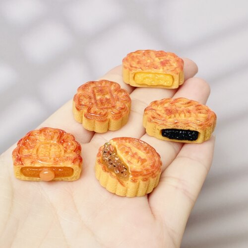 仿真食玩中秋月饼道具模型小摆件