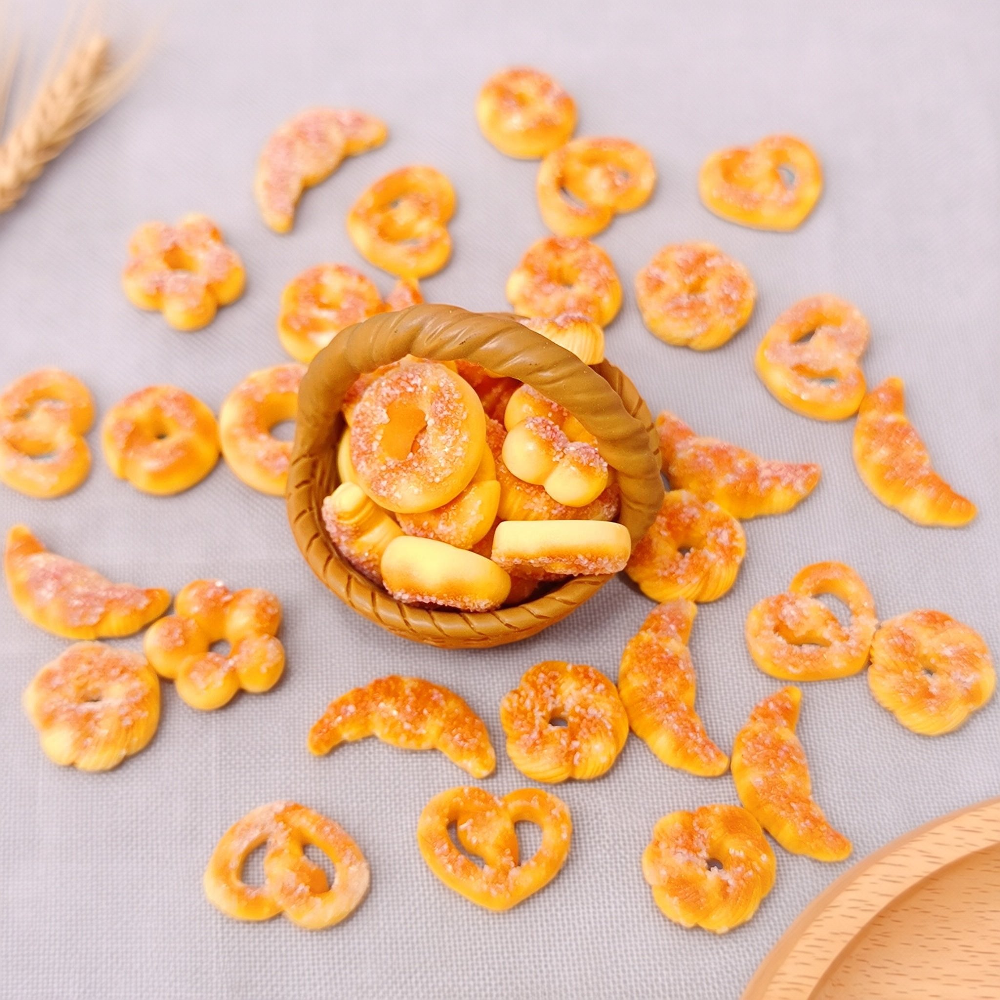 仿真食玩糖霜微缩迷你小饼干 娃娃屋diy场景装饰 过家家玩具配件,玩具/童车/益智/积木/模型,奶油胶/树脂DIY配件,淘宝优惠券,粉丝福利购,淘宝优惠卷