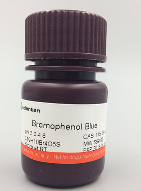 科研 溴酚兰 蓝115-39-9 Bromophenol Blue Amresco 5g 10g