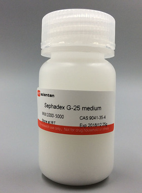 科研 葡聚糖凝胶G-25（中）Sephadex Pharmacia 17-0034-01 25g