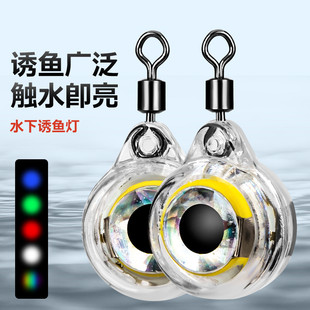 鱼眼带鱼鲅鱼双转环诱鱼灯集鱼灯电子发光LED夜钓水下路亚鱼饵灯