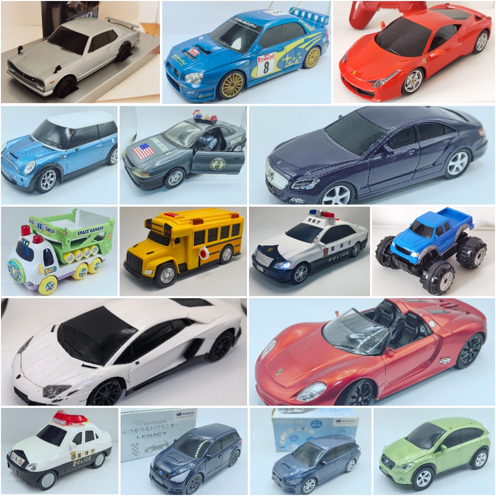 二手玩具车功能未知星辉遥控车法拉利WRC翼豹校车斯巴鲁铁甲威龙