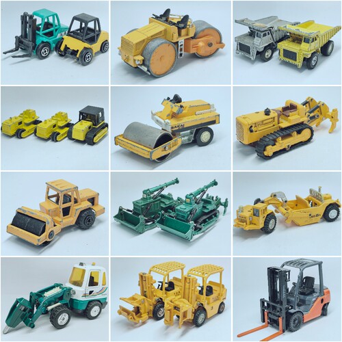 二手默认缺件1/64-32机械模型Shinsei Mini Power Diapet等品牌