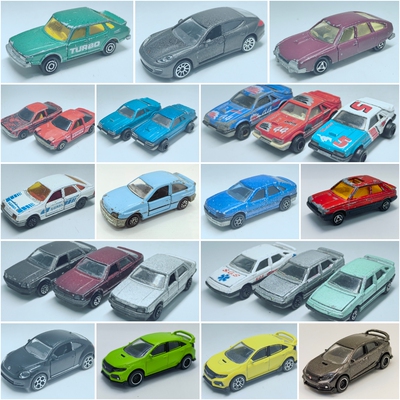 1/64左右二手majorette领航员美捷轮溜背车雪铁龙思域雷诺雷诺