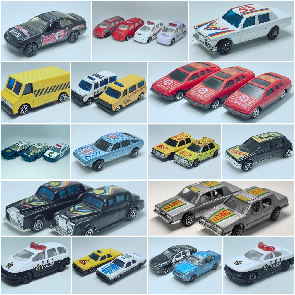 二手玩具车1/64左右四门警车两厢车VAN劳斯莱斯沃尔沃奔驰,模玩/动漫/周边/娃圈三坑/桌游,火车/摩托/汽车模型,淘宝优惠券,粉丝福利购,淘宝优惠卷