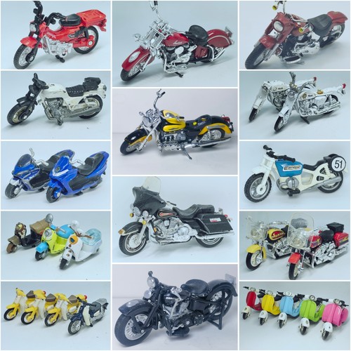 二手1/32 1/24 1/18等大比例比例TOMY摩托车模型哈雷本田龟王