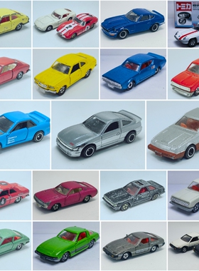 二手1/64左右tomy多美卡老款运动车模型AE86淑女RX7