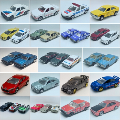 1/64左右二手majorette领航员美捷轮四门车雪铁龙思域雷诺捷豹