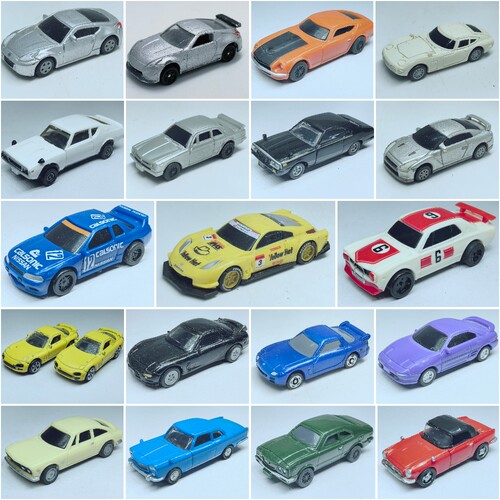 二手1/87左右日子两门车日产GTR马自达RX7RX8日产淑女350ZS2000