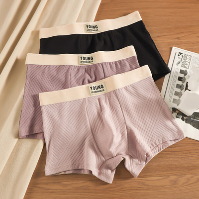 内裤Arrow pants men's underwear pure cotton plus size shorts