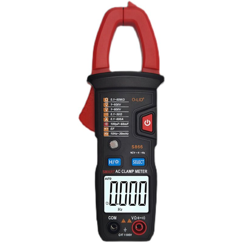 钳形万用表数字精度交直流全自动检测电工防烧电流表