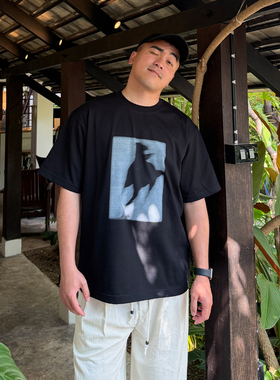 FFMR「马年限定/重磅380g廓形T恤」2026夏季美式宽松圆领做旧上衣