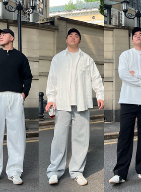 FFMR 【弯刀弧线 百搭卫裤】2025秋冬抗皱垂感显高运动休闲裤男款