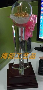 白玉兰工程建筑奖杯上海标志建筑纪念奖杯奖牌奖品商务礼品