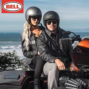 Bell Scout AIR复古侦察兵摩托车头盔哈雷踏板印第安四季骑士半盔