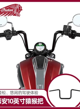 印第安25年轻骑兵侦察兵 Bobber改装小高把10英寸黑色加高猿猴把