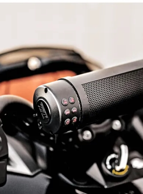 KURYAYKN适用于庞巴迪F3 F3S车把滚筒音响摩托车蓝牙音箱黑色防水