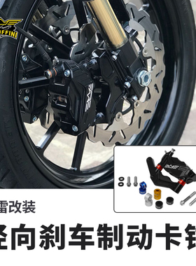 Rebuffini哈雷公路滑翔街霸路威ST改装108MM锁点PB风径向刹车卡钳