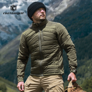 爱默生25春秋雪豹中层保暖棉服滑雪登山防寒棉衣男3M新雪丽棉薄款