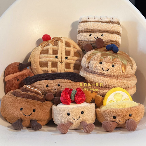 JELLYCAT草莓塔松饼千层酥马卡龙