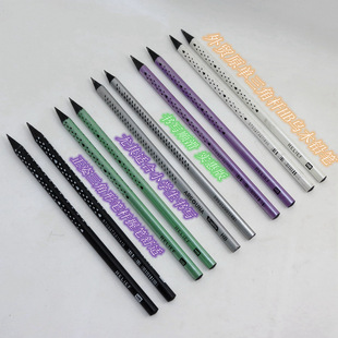 乌木铅笔国外订单尾货三角杆黑木小学生书写练字HB儿童文具低年级