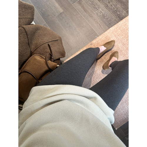 显瘦可裁长短的高腰保暖打底裤