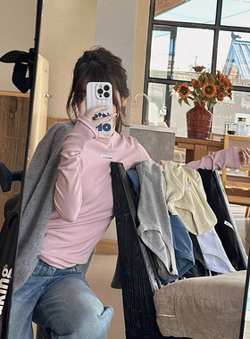 CHIA人手一件闭眼入巨巨好穿简洁圆领高弹磨毛冬季保暖百搭基础t