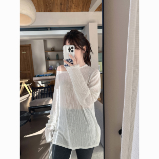 CHIA冬季内搭敲酥服的肌理感针织高弹力中长大领子针织衫多色