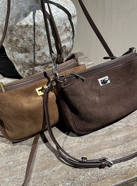 CHIA韩订单巨巨百搭的色调很绝的秋冬头层牛皮腋下包单肩包斜挎包