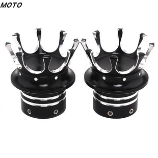 复古摩托车改装配件皇冠轴盖前轴装饰盖适用于哈雷运动者883/1200