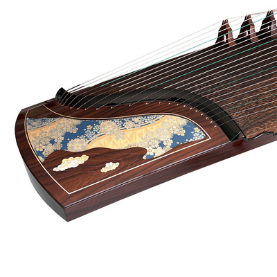 兰考桐韵民族乐器【天籁】智能调音转调古筝高端整挖演奏级亮光筝