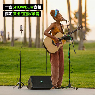 RunningMan美技美奇SHOWBOX音箱一体式多功能K歌音箱大功率可充电