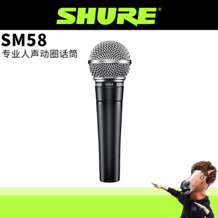 Shure LC有线话筒SM57动圈舞台演出录音直播K歌家用 舒尔SM58S