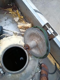 槽油罐车九爪六爪人孔盖小盖密封内侧U型带槽耐油橡胶圈套