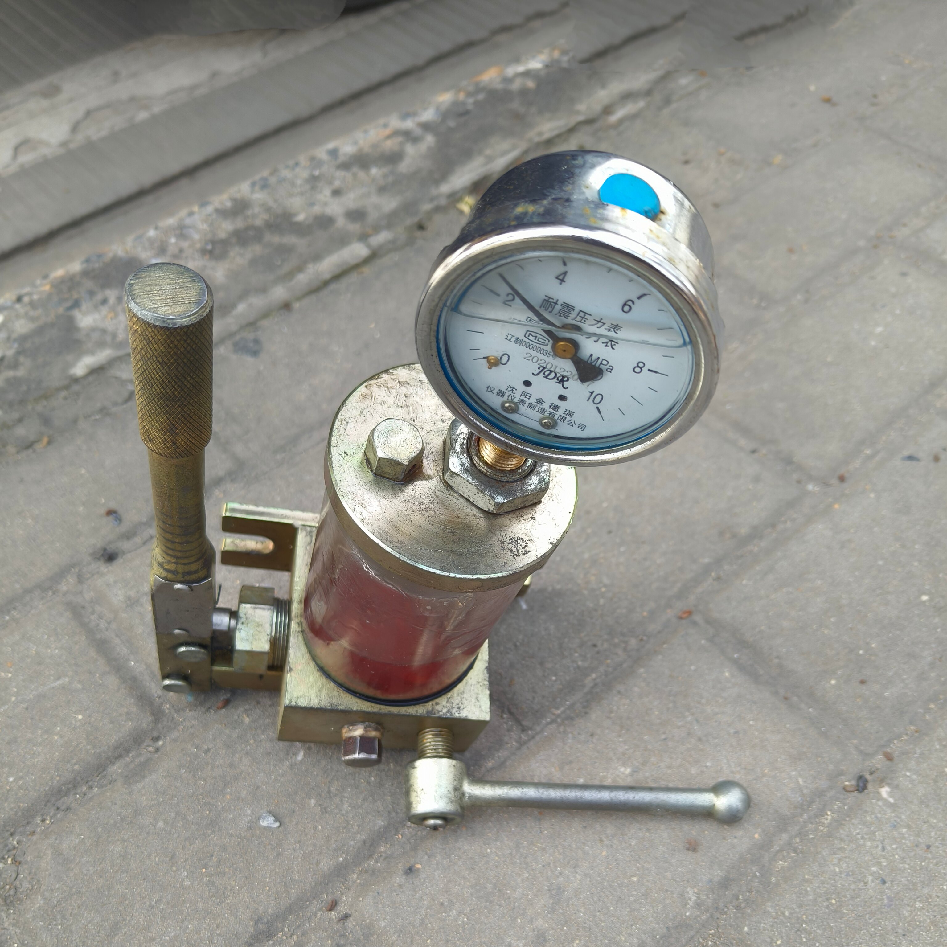 液化气天然气氨气站罐车用手摇油泵sb01-100手压油泵sb02-60