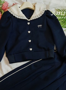 橘寄juji•25秋季上新【时尚运动套装】时尚套装长袖学院风A82031